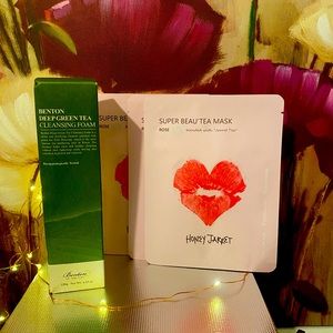 Foam face cleansing + 3 face mask